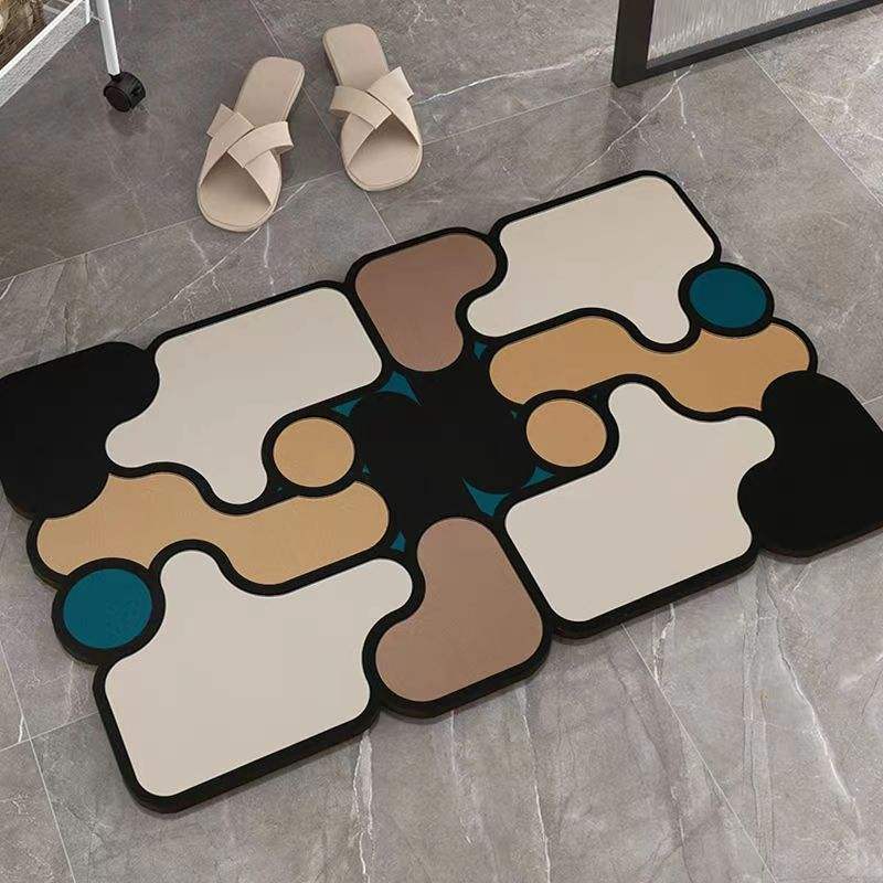 Tappetino bagno-inchiostro giada verde