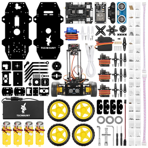 Tscinbuny combinazione casuale Kit Ackerman ruota ESP32 WROOM32 scheda di sviluppo braccio robotico funzioni strumento Kit per Arduino - Product Image 2