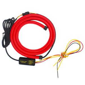 Su geçirmez kuyruk LED ışık kırmızı yanıp sönen şerit sürüş fren dönüş sol/sağ yüksek pozisyon fren uyarı lambası araba aksesuarları - Product Image 1