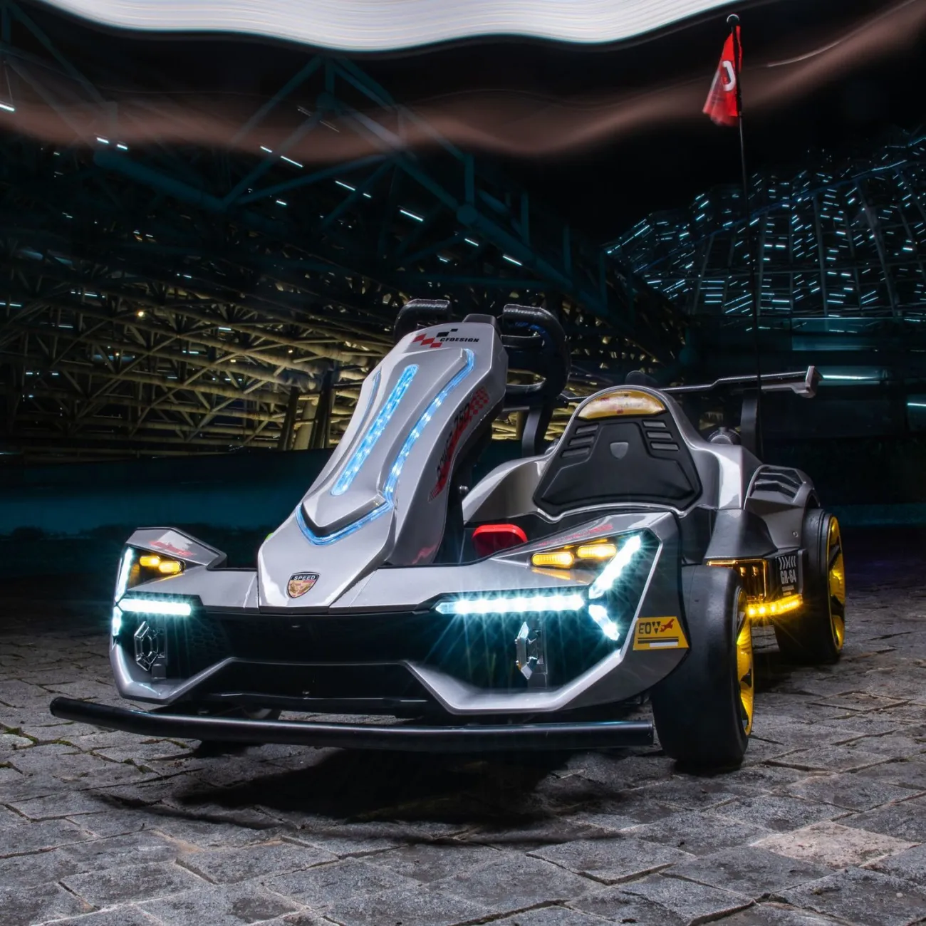 24v gray remote control self-driving drift