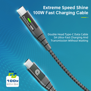 6.6ft PD 5A Super Fast Charger 100W Fast Charging Type C to Type C Cable for Google Pixel - Product Image 3