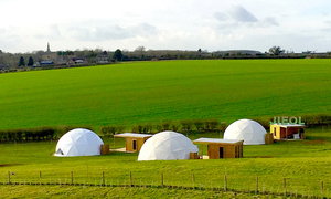 JIEOL 4 Season Outdoor <strong>Dome</strong> Featuring Hemispherical Steel <strong>Tube</strong> for Glamping