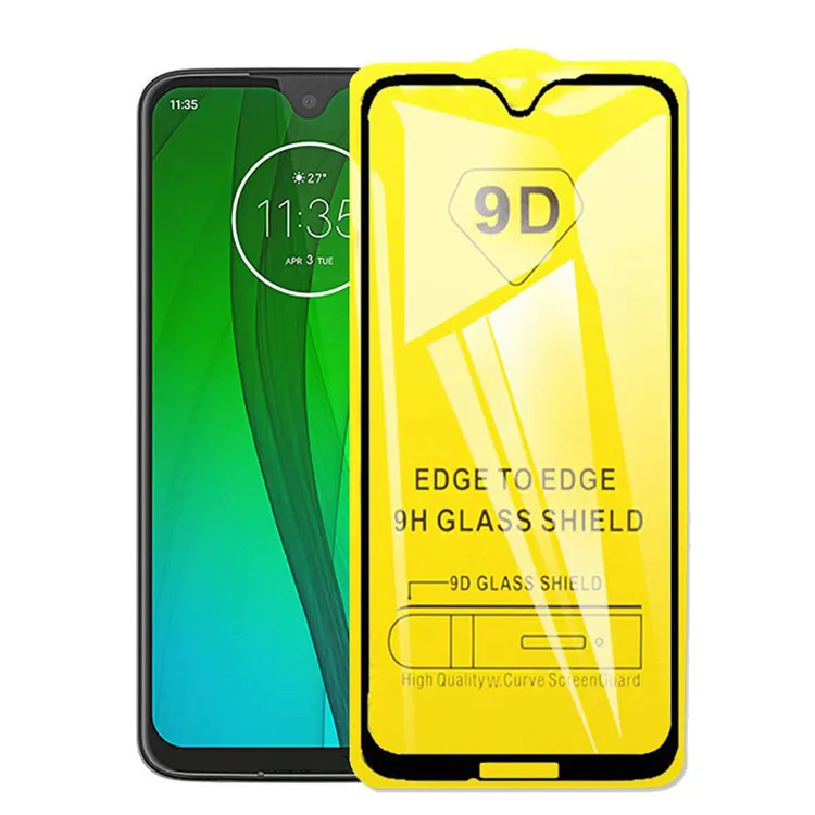XINGE-Protector de pantalla para Motorola Moto G7, cristal templado transparente 9H, antihuellas
