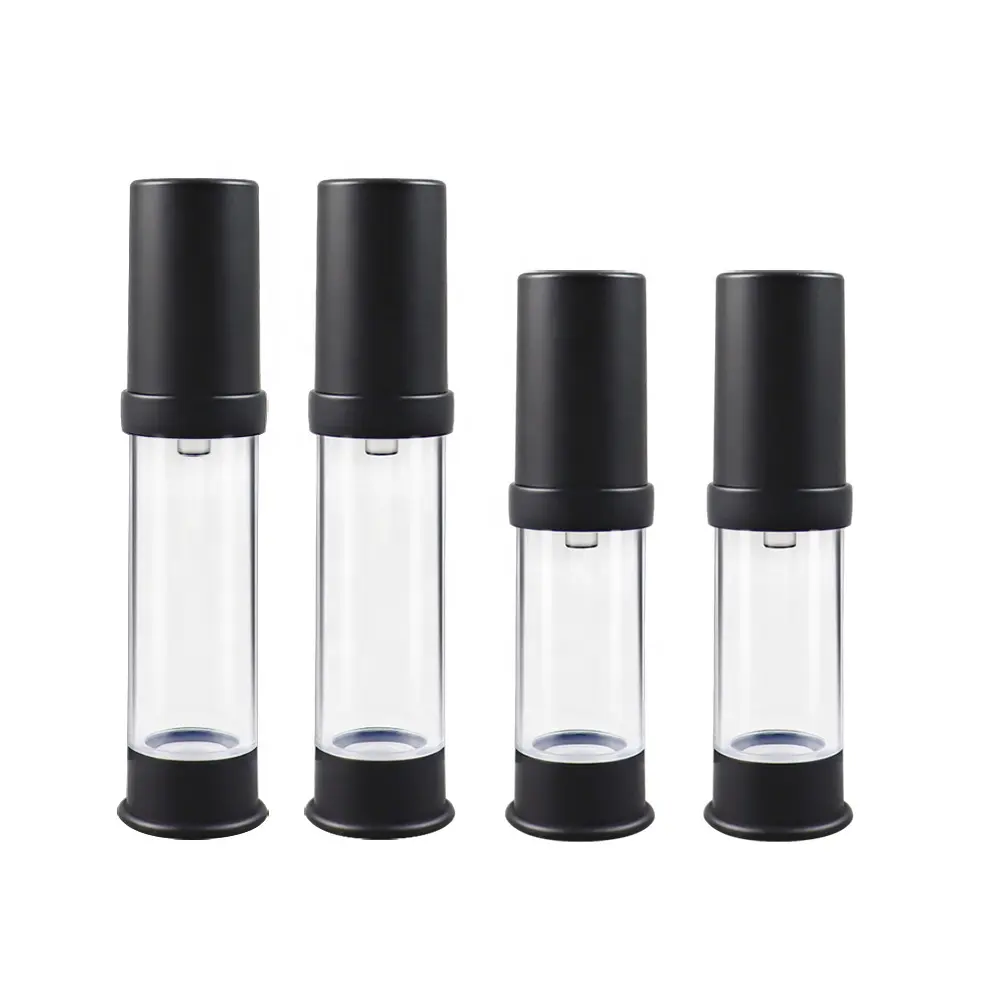 New Arrivals 7ml 10ml Mini Atomizer black head Pet Empty Spray Perfume Airless Bottle With Cheapest Price"WeTrust"