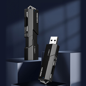 KAKUSIGA方便快捷的2合1 USB 2.0读卡器支持tf卡sd卡读取 - Product Image 3