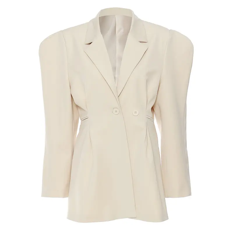 2023 Bettergirl Armor hombrera modelado cintura ajustable OL traje chaqueta Top mujer Blazer diseño mujer chaqueta señoras