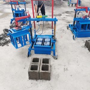 Máquina de fabricación de bloques de hormigón, máquina de bloques de pavimentación y ladrillos huecos con PLC y motor para procesamiento de moldes de arena - Product Image 2