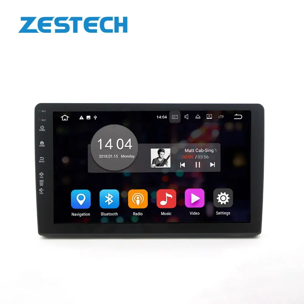 ZESTECH-reproductor de DVD para coche, Unidad Principal Universal de 10 pulgadas, 9 pulgadas, Android 10,0, navegación GPS, pantalla IPS de 1024x600