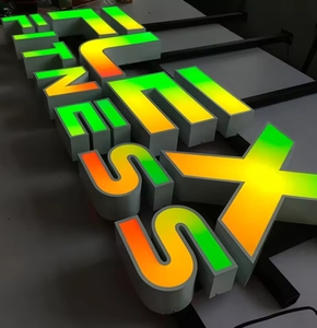 Personalizzato grande Outdoor RGB-programmabile 3D LED segnaletica lettere illuminate per Business & Store pubblicità per auto e uso aziendale - Product Image 4