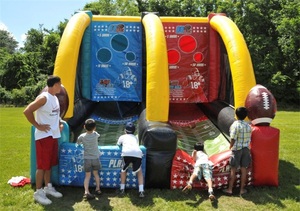 Ngoài Trời Inflatable Fun Games Thể Thao Quarterback Blitz Inflatable Bóng Đá Toss Trò Chơi - Product Image 4