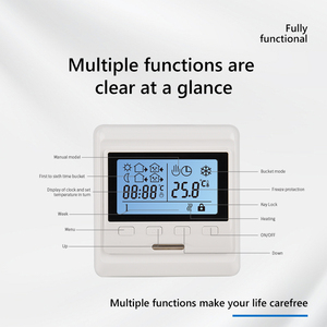 M63 Weekly Circulation Digital Programming LCD-Bildschirm FÜR Fußboden heizung Thermostat - Product Image 3