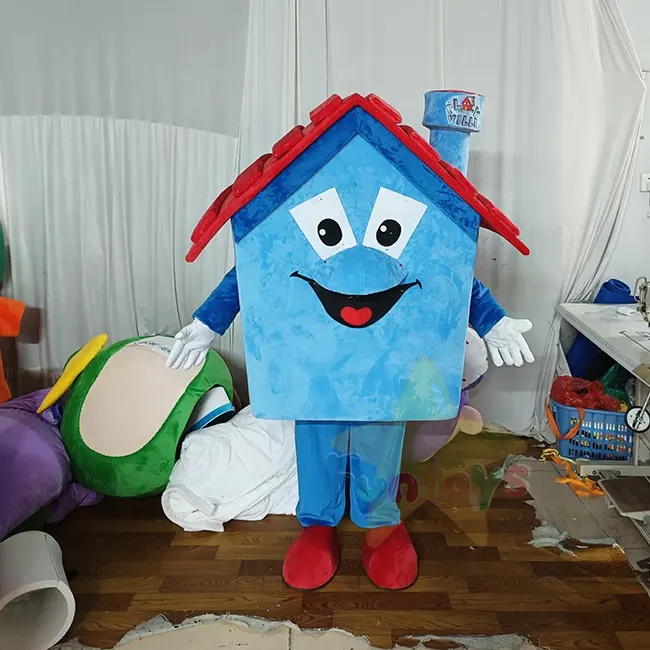 Funtoys nuevo diseño lindo casa modelo mascota disfraz para carnaval fiesta actuación al aire libre