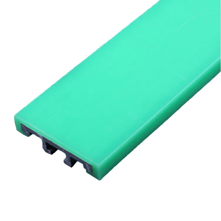 60 fabricación China verde cinta de plástico carril guía de cadena de rodillos de la Asamblea cadena de transmisión de accesorios