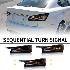 LEXUS IS250 IS220d IS300 IS300 ISF için arkaik arka lambası 2006-2012 LED park lambaları ile bagaj lambası IS250 arka kuyruk işık Bar - Product Image 5