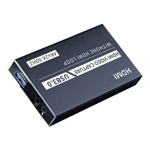 Tarjeta de captura de vídeo Hdtv, entrada y salida Dual, 4K, 60Hz, 1080P, Usb 3,0