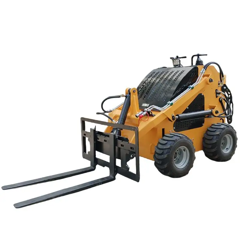 New Product Mini Skid Steer With Attachments Loader Mulcher