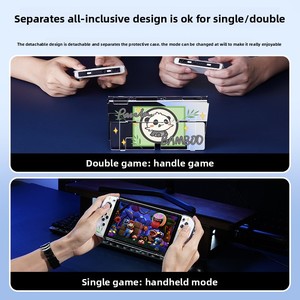 Şeffaf koruyucu kabuk için Nintendo anahtarı OLEDCosmetics sert TPU kart kutusu taban kapak oyun aksesuarları - Product Image 2
