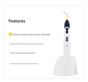 Tandheelkundige Hete <span class=keywords><strong>Gutta</strong></span>-<span class=keywords><strong>Percha</strong></span>-Vulling, <span class=keywords><strong>Gutta</strong></span>-<span class=keywords><strong>Percha</strong></span>-Top, Wortelkanaalvulling Smeltpen, Smeltpistool - Product Image 5