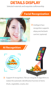ZHONGJI Windows10 sistema Pos con Scanner tutto in uno sistema Pos inventario e registratore di cassa macchina per la bilancia del negozio di alimentari - Product Image 2