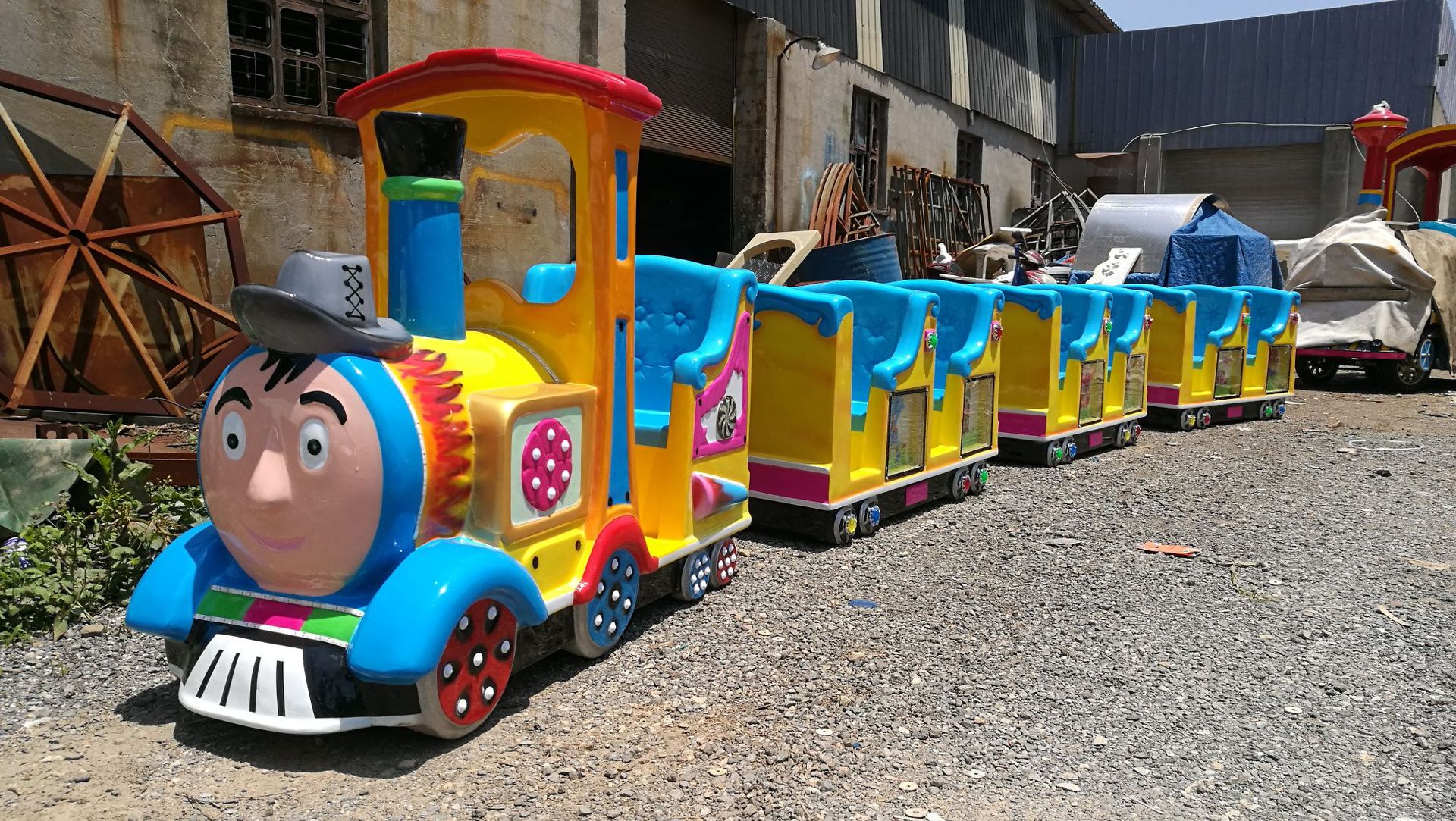Tren de pista de 5 m de diámetro múltiple con 7 asientos