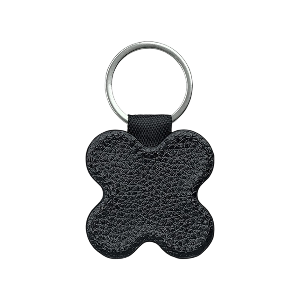 Forme de fleur blanche/noire