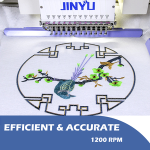 2024 New Jinyu Single Head Embroidery Machine 12/15 Needles Mini Sewing Apparel Machinery <strong>Automation</strong> Cap Embroidery Machine - Product Image 2