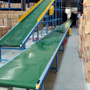 Modulare höhen verstellbare PVC-Gummi-Flach förderband boxen Verpackung Transport able Line PVC-Riemen Fördermaschine - Product Image 5