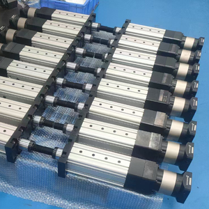 Hassas elektrikli lineer aktüatör Servo silindir aktüatörler paralel itme çubuğu yük 5KN alüminyum gövde 200W Motor rulman - Product Image 4