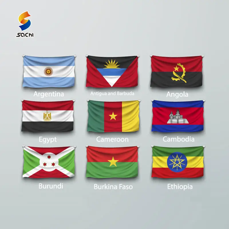 Banderas personalizadas para impressão de logotipo, bandeiras personalizadas grandes e personalizadas para países em todo o mundo, entrega 3x5