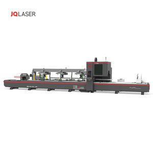 Tagliatrice di metallo di cnc del laser della fibra del tubo lungo di grandi dimensioni con carico di 12 metri che scarica taglio smussato 6KW - Product Image 2