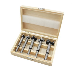 מקצועי 5PCS עץ Forstner מקדח סט עץ עיוור חור מסור עם עץ מקרה מסין