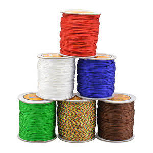 22Colors 140M DIY Nylon Cord Thread Chinese Knot Macrame Cord Bracelet Braided <strong>String</strong> DIY Tassels Making Beading <strong>String</strong> Threads - Product Image 1