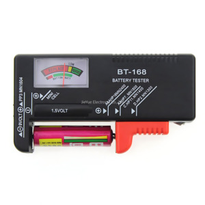 BT168เครื่องทดสอบแบตเตอรี่ดิจิตอล, เครื่องตรวจสอบโวลต์สำหรับปุ่ม AA 9V เครื่องมือทดสอบแบตเตอรี่หลายขนาดเครื่องมือวัดแรงดันไฟฟ้า BT-168D BT168D - Product Image 5