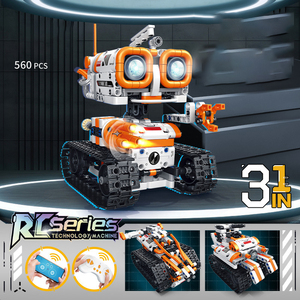 New DIY Assembly Programming App Remote Control <strong>Robot</strong> Toy 3-in-1 Block <strong>Building</strong> <strong>Robots</strong> and Tracked Stunt Cars Kids Gifts - Product Image 6
