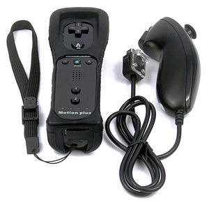 สำหรับ Wii รีโมทคอนโทรลบิลด์อินโมชั่นบวกข้างในรีโมต + คอนโทรลเลอร์ Nunchuck สำหรับ Nintendo Wii Controller - Product Image 1