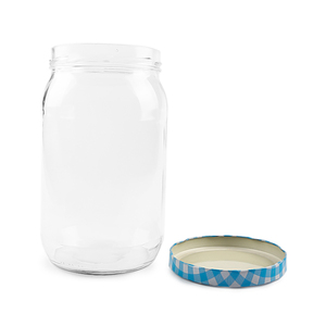 2000ml 2L cam kavanoz büyük yiyecek kavanozu konteyner vidalı kapak - Product Image 5