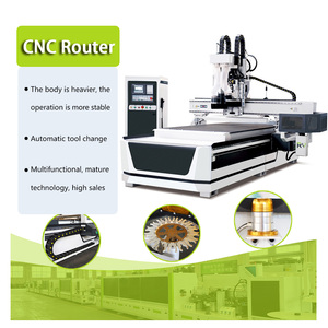 Heavy Duty Multifunction <strong>CNC</strong> <strong>Router</strong> Machine Wood <strong>ATC</strong> <strong>Router</strong> Run Smoothly