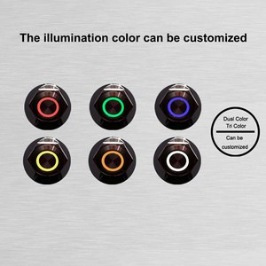 Interruptor de botón con símbolo iluminado personalizado, venta directa de fábrica, fabricante, OEM,LAS1-AGQ - Product Image 3