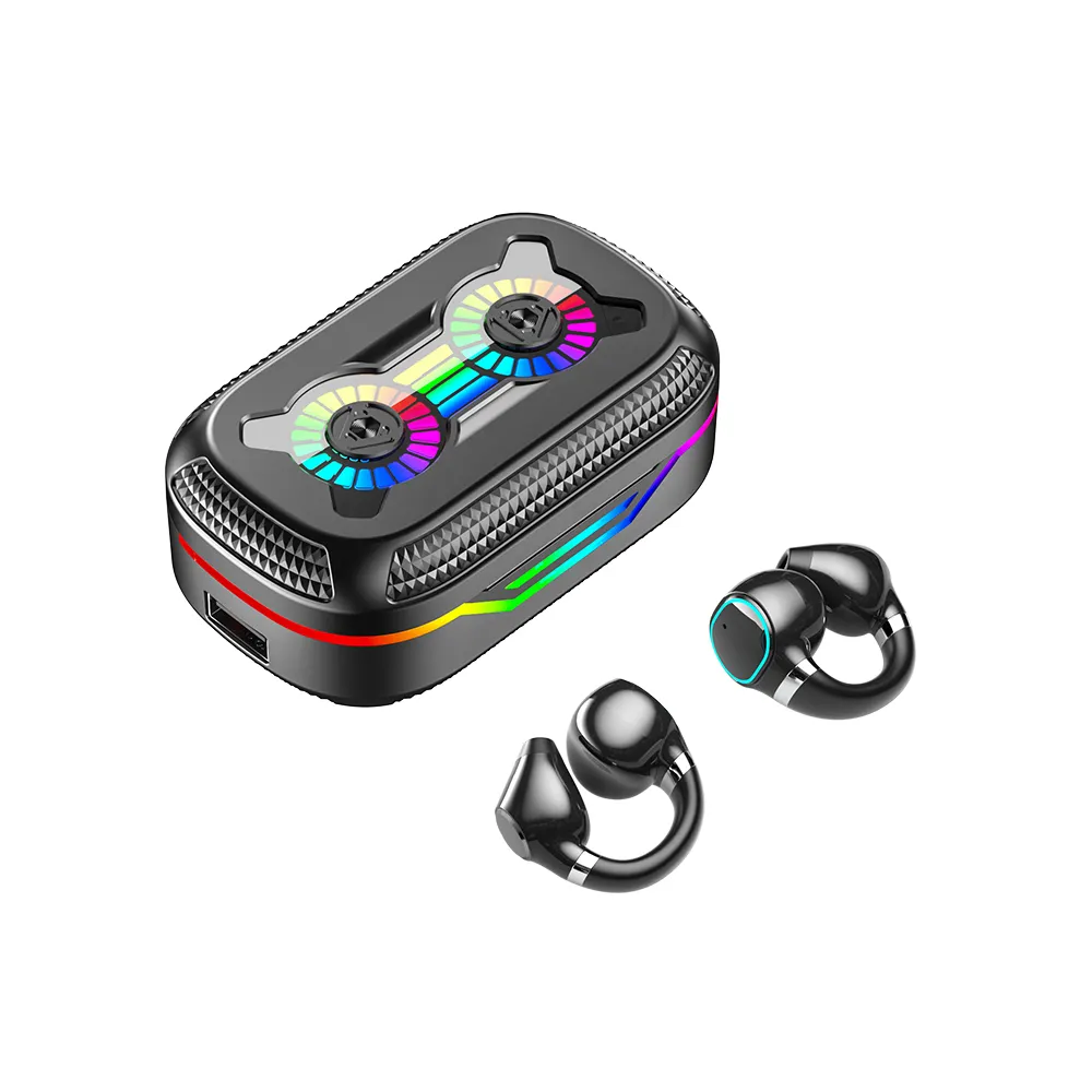 Giá Rẻ Dx-11 F9 TWS Ngủ Phụ Kiện Im Lặng Đứng Tai Nghe Trường Hợp Chơi Game Trong Tai Earbud Loại C Không Dây Kid Tai Nghe