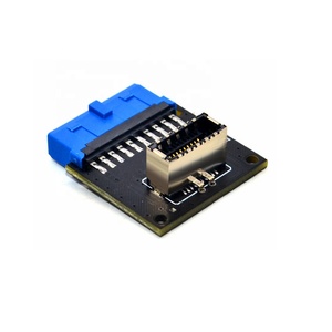 Tipo C USB3.1 presa pannello frontale USB 3.0 19 Pin a TYPE-E adattatore di estensione intestazione 20 Pin per connettore PC scheda madre ASUS - Product Image 2