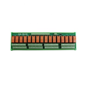 Заводская цена 1NO1NC входной коммутационный выход шестнадцать DC12V 24V 16-канальный модуль реле управления - Product Image 5