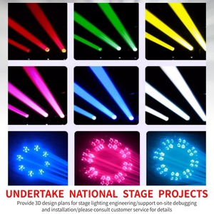 Mini bsw 3in1 mô hình os-ram 371 di chuyển đầu sân khấu ánh sáng bóng đèn halogen 8000K ánh sáng ban ngày DMX512 kiểm soát xuyên biên giới - Product Image 5