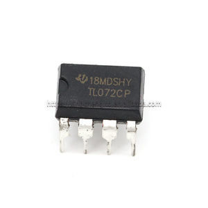 ชิปวงจรรวม TL072CP DIP-8 TL072 TL07Z DIP8เครื่องขยายเสียง JFET-INPUT เสียงรบกวนต่ำ072ชิ้น - Product Image 4