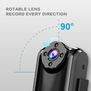 AD718 Mini Body <strong>Camera</strong> Video Recorder with Night Vision IR Record HD Battery Life Wearable Cam for Home Outdoor - Product Image 4
