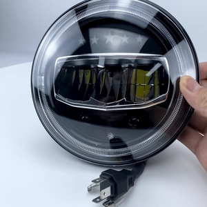 ไฟหน้ารถยนต์ LED ทรงกลม5.75 7 9นิ้ว,ไฟหน้าลำแสงสูงต่ำสำหรับรถยนต์ H4 H13ไฟ Led สำหรับ Jeeps Wrangler JK JL ระบบไฟอัตโนมัติ - Product Image 3