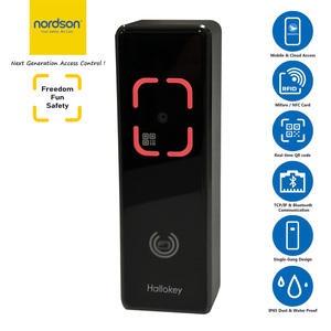 Single Gang Metal Wasserdichter TCP/IP & BLE Qr Code & MF & Access Control Access Controller - Product Image 2