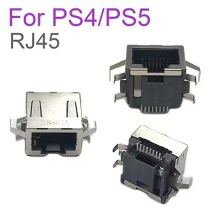 หัวแจ็คเชื่อมต่อเน็ตเวิร์ก RJ45สำหรับเปลี่ยน PS5 PS4