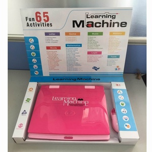 65 funzioni bambini macchina per l'apprendimento dell'inglese intelligente computer portatile educativo per bambini con grande schermo macchina per l'apprendimento per bambini