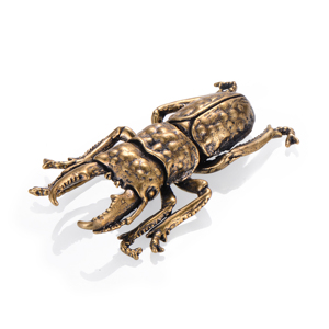 Медный старый Жук маленькие украшения Чистая твердая Медь античная миниатюрная резьба Медь Искусство чайная церемония Железный ox - Product Image 5