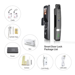 H20Pセキュリティ屋外Wifiリモート生体認証Tuyaアプリカメラ指紋付きスマートドアロック - Product Image 2